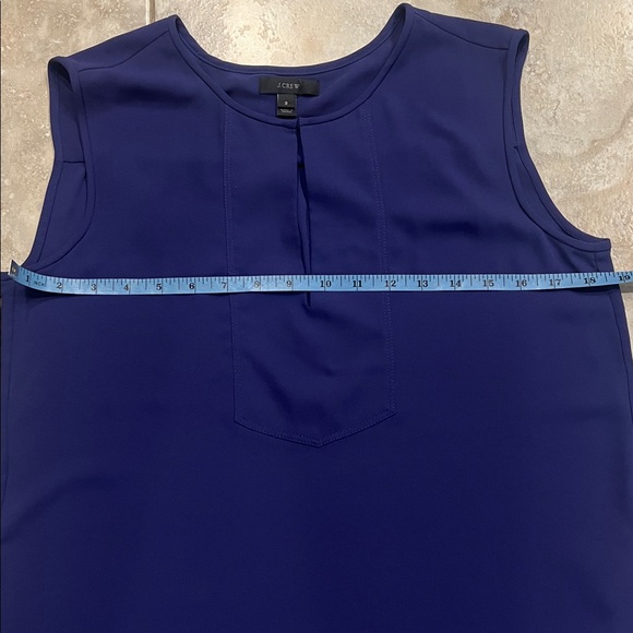 J. Crew Sleeveless Blouse, size 2 - Picture 8 of 11